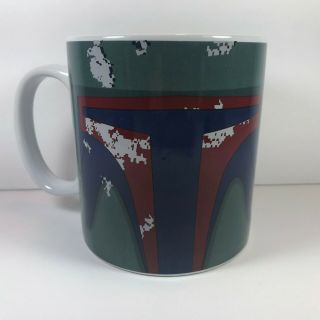 Large 20 Oz Star Wars Boba Fett Wrap Around Coffee Mug By Underground Toys