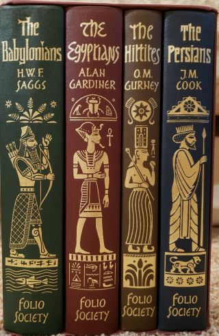 Folio Society Empires Of The Ancient Near East Hardcover 4 - Volume Set