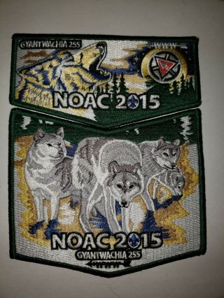 Boy Scout Oa 255 Gyantwachia Lodge 2015 Centennial Noac Green Wolf Set