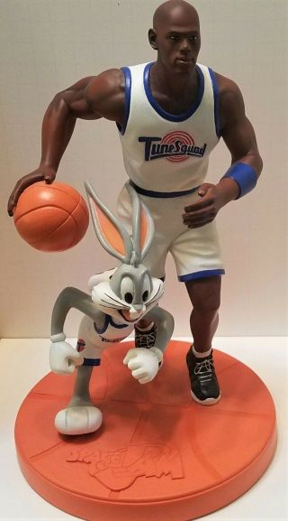 Michael Jordan Bugs Bunny Space Jam Figurine W/box Warner Bros Nib 10 "
