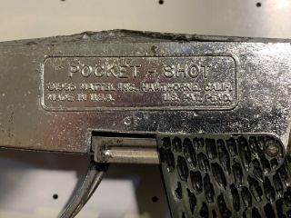 AGENT ZERO M POCKET - SHOT CAP GUN POCKET KNIFE MADE IN U.  S.  A.  BY MATTEL 1965 2