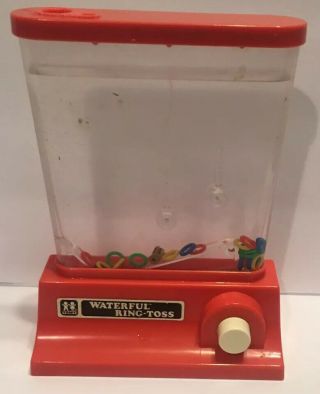 Vintage 1976 Tomy Waterful Ring Toss Game Toy Missing Plug No Leaks