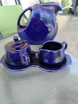 Royal Blue Vintage Tea Set
