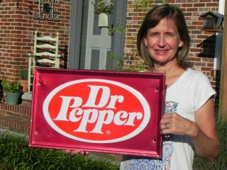 Vintage Dr.  Pepper Sign