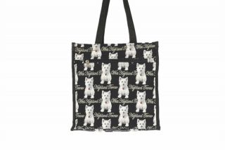 Tapestry " West Highland Terrier " Dog Shopper Bag/tote Bag