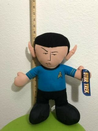 Star Trek Spock 14 " Plush Stuffed Dolls By Toy Factory Collectible Nwt