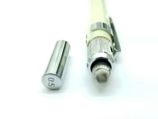 KOH - I - NOOR 5635 Rapidomatic 0.  5 mm White Mechanical Pencil Japan 3
