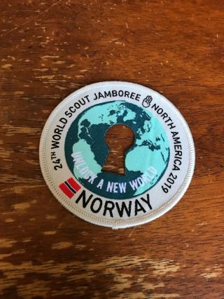 24th World Scout Jamboree 2019 Norway Contingent Patch / Wsj Badge 16 - 115a
