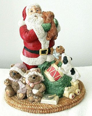United Design Legend Of Santa Claus 1988 Load Em Up Figurine By Suzan Ex.  Cond.