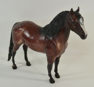 Vintage Breyer Justin Morgan Mold 65 Traditional Brown Black Bay Horse 12 " Long