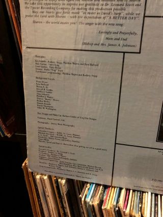 SHARON JOHNSON LP A Better Day 1984 Private Modern Soul Boogie Gospel on TYSCOT 3