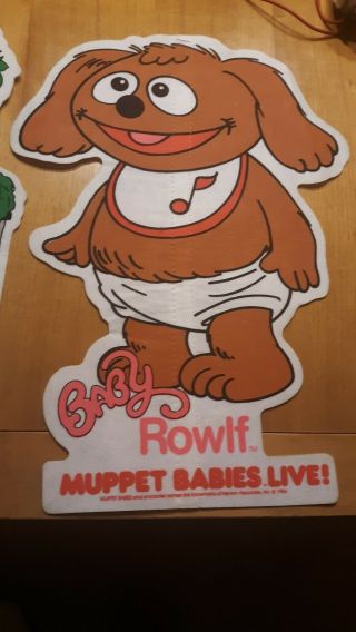 Muppet Babies Live 1986 Animal Pennant Baby Rowlf