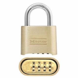Master Lock Padlock,  Set Your Own Word Combination Lock,  2 In.  Wide,  175dwd