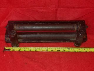 Vintage Winch Wire Rope Guide Rollers With Grease Fitting