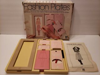 Vintage Fashion Plates By Tomy 2508 1978 Fashion Design Retro Clothing Drawing