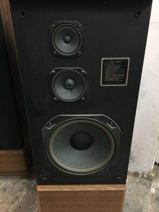 Two 1980 Vintage Floor Marantz Speakers Model Sp 2050 3