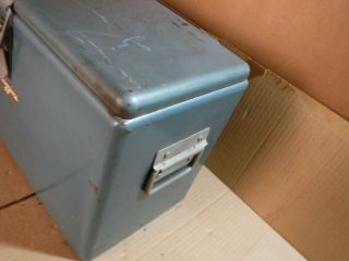 VINTAGE METAL JC HIGGINS CAMPERS ICE BOX/COOLER/DOUBLE LATCHES & HANDLES 2