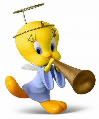Hallmark Keepsake 2018 Chwistmas Angel Tweety Looney Tunes Ornament
