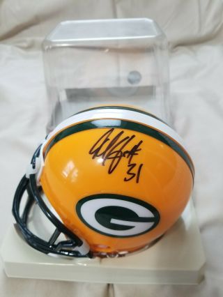 Green Bay Packers Al Harris Signed Mini Helmet