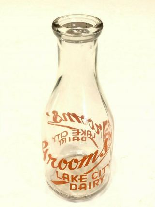 Vintage Clear Glass Grooms 