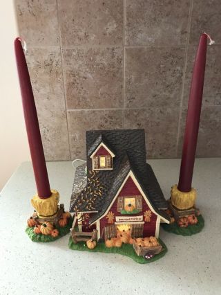 Dept.  56 Thanksgiving Lighted House With Box - - Works—note