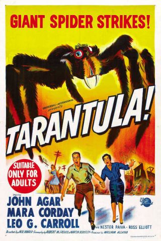 1955 Tarantula Vintage Monster Movie Poster Print Style C 36x24 9 Mil Paper