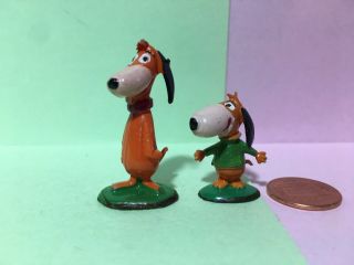 Marx Tv Tinykins Augie Doggie & Daddy Plastic Figures Hanna Barbera Characters