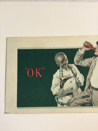1932 COCA - COLA ADVERTISING INK BLOTTER AFRICAN AMERICAN 3