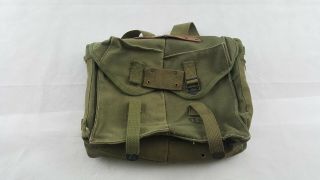 Vintage Army Bag Avery 1945 With Leather Strap 2