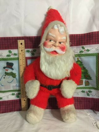 Vintage Plush Santa Claus Stuffed Toy (p76)