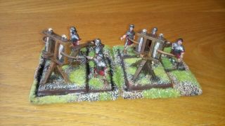 2 Imperial Roman Heavy Bolt Throwers 28mm Metal Painted Ancient Wargames Figures