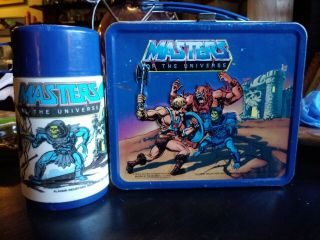 1983 Vintage He - Man Masters Of The Universe Metal Lunch Box
