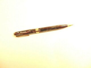 Older Pre - Owned " Parker Duofold 1 " Mechanical Pencil With Colorful Striped Shaft