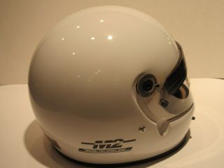 Bell Helmet Vintage 1992 M2 Pro Series Kevlar 7 3/8 White Full Face