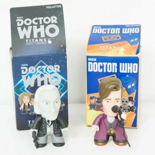 Doctor Who Titans Vinyl Figures Set Of 2 Rebel Time Lord Regeneration Box