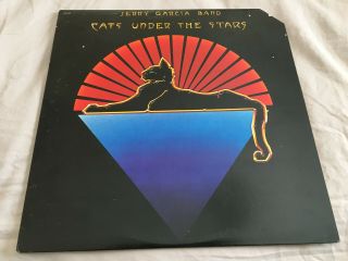 Jerry Garcia Band - Cats Under The Stars Lp (ab 4160) Wht Label Promo
