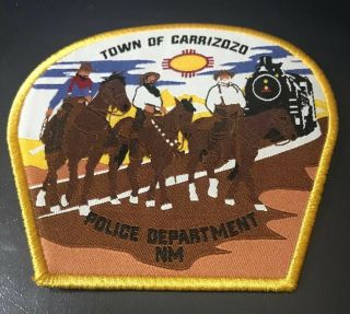 Town Of Carrizozo Police Department Patch,  Mexico