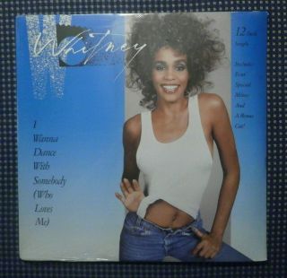 Rare Whitney Houston I Wanna Dance With Somebody 1987 12 " Vinyl Record Lp