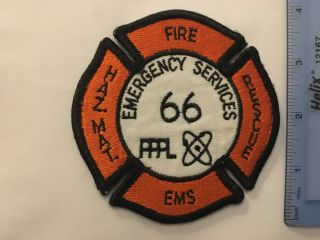 Us Department Of Energy Princeton Applied A Physics Lab Fire Dept Jersey