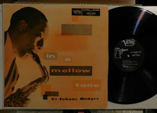 Johnny Hodges In A Mellow Tone W.  B.  Webster - L.  Brown Verve Mono Dg Black Tpt