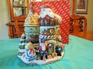 Nutcracker Sweets Castle Cookie Jar By Fitz And Floyd 1992