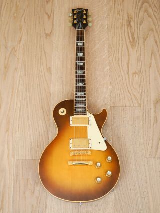 1976 Gibson Les Paul Standard Vintage Electric Guitar Honeyburst w/ Case 2