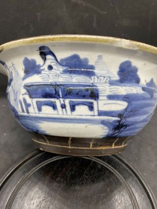 Antique Chinese Blue And White Incense Burner Censer Dehua 2