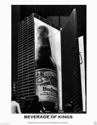 Scott Mutter Poster/art Print/ Beer Bottle Beverage Of Kings/unpublished