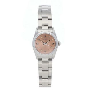 Rolex Oyster Perpetual Steel Auto 31mm Pink Dial Oyster Bracelet Mens 67480