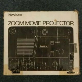 Vintage Keystone 2500 Zoom 8 & 8mm Speed Reel - To - Reel Movie Film Projector