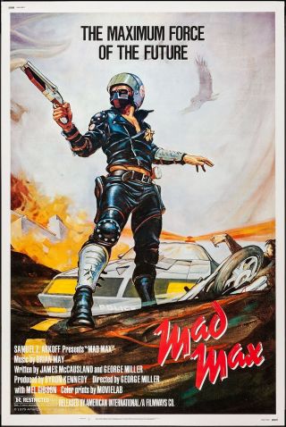A0 A1 A2 A3 Poster Print For Glass Frame Vintage Art Painting Mad Max Movie