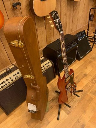 2019 Gibson SG Standard ' 61 Maestro Vibrola Guitar - Vintage Cherry w/ OHSC 3