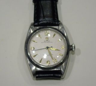 Vintage 1949 Rolex Bubble Back Oyster Perpetual Chronometer Watch Ref.  5050