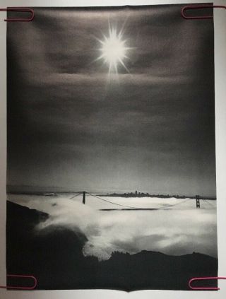 Golden Gate Bridge Vintage Poster San Francisco 1970 